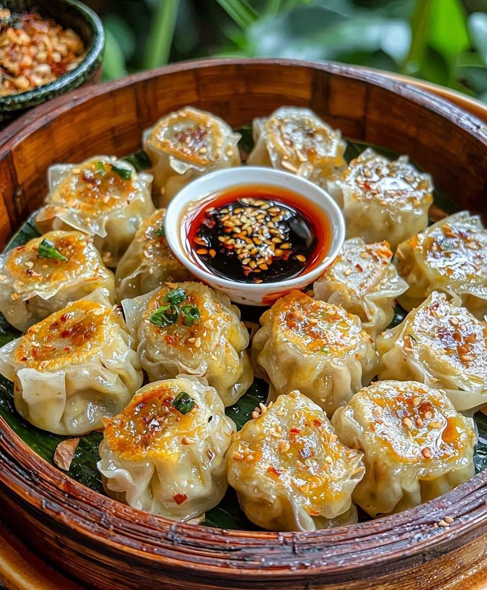 Dumpling with Szechuan Sauce (8 pcs)